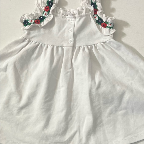 Janie And Jack Crochet Floral Trim Ponte Dress - Picture 2 of 5